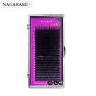 NAGARAKU Индивидуальные ресницы для макияжа Maquiagem L Curl синтетические норковые ресницы для наращивания магнитные Ресницы Cilios