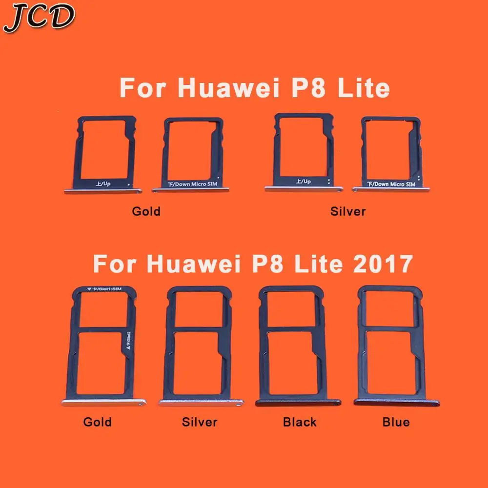 JCD для Huawei P8 Lite/ Lite 2017 лоток SIM карты Micro SD Держатель слота держатель адаптер