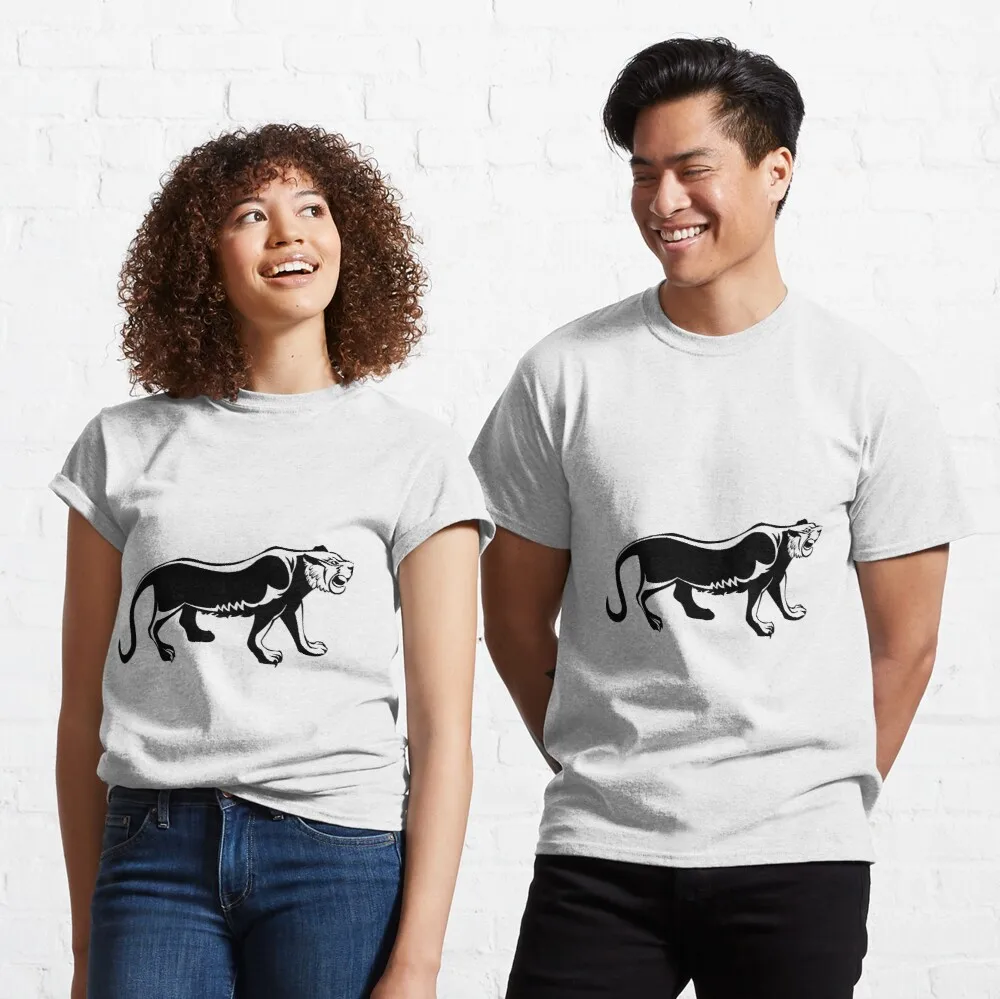 

Tops T Shirt Women Amazing wild big cat Classic T-Shirt