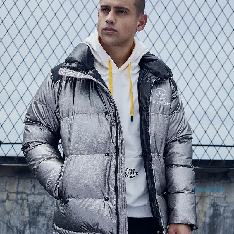 2019 мужские зимние куртки Мужская утолщенная теплая парка мужская верхняя одежда