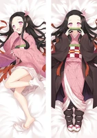 mxdfafa dakimakura cover demon slayer kimetsu no yaiba anime hugging body pillow case otaku pillow cover