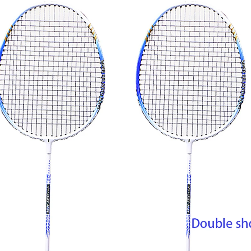 

718a Aluminum Alloy Badminton Racket Baking Paint for Metal Two-Color Racket Two-Piece Training Badminton Racket Set