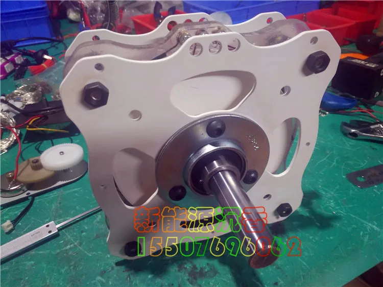 

1000W High Power DIY Disc Permanent Magnet Coreless Generator Low Speed High Efficiency