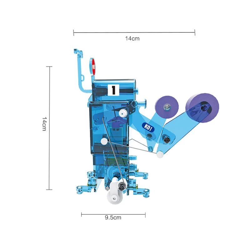 

Electric Boxing Robot Toy DIY STEM Toy Abs Plastic Assembly Robot Children Physical Science Experiment Educational Toy Kids Gift