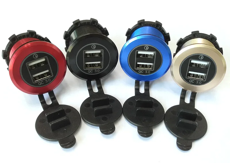DIY QC 3 0 Автомобильное зарядное устройство Quick Charge адаптер двойной USB порт 35 Вт для