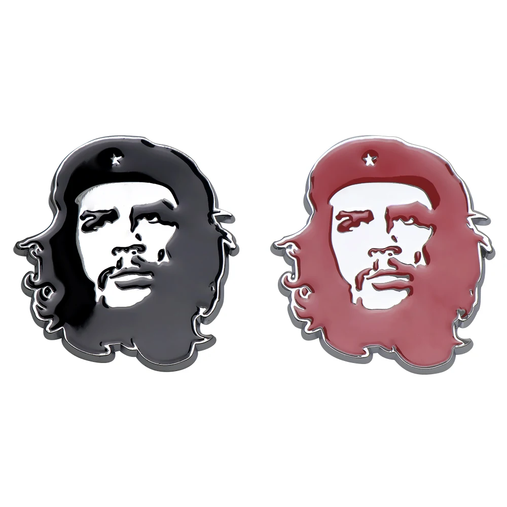 

Car Styling Metal Che Guevara Emblem Badge Auto Body Decoration Decal Rear Trunk Styling Sticker for Audi Toyoa Volvo Hyundai VW