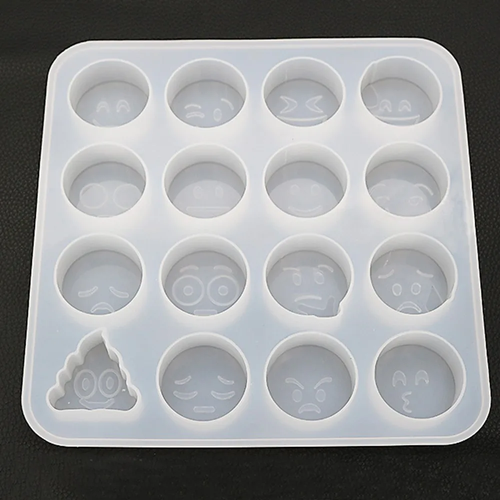16 различных смешных выражений Sillicone плесень помадка торт шоколадная форма для