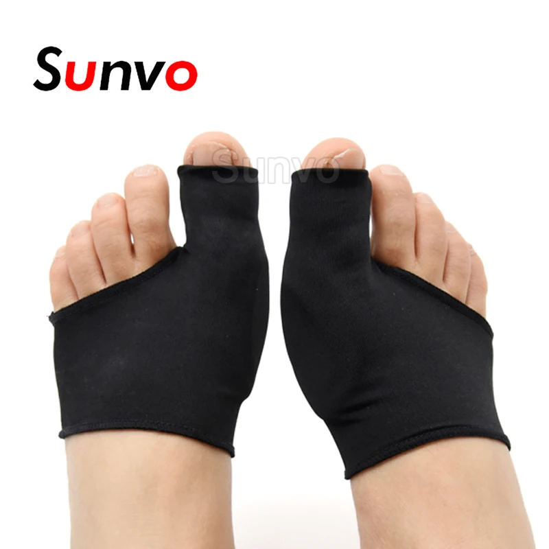 Sunvo силиконовые гелевые подушечки для ухода за вальгусной деформацией, ортопедический Носок, разделитель для коррекции облегчение боли в ногах