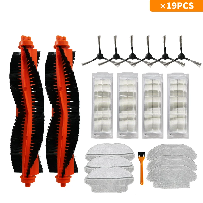 Запасные части HEPA фильтр роликовая щетка для робота-пылесоса Xiaomi Mijia STYJ02YM боковые