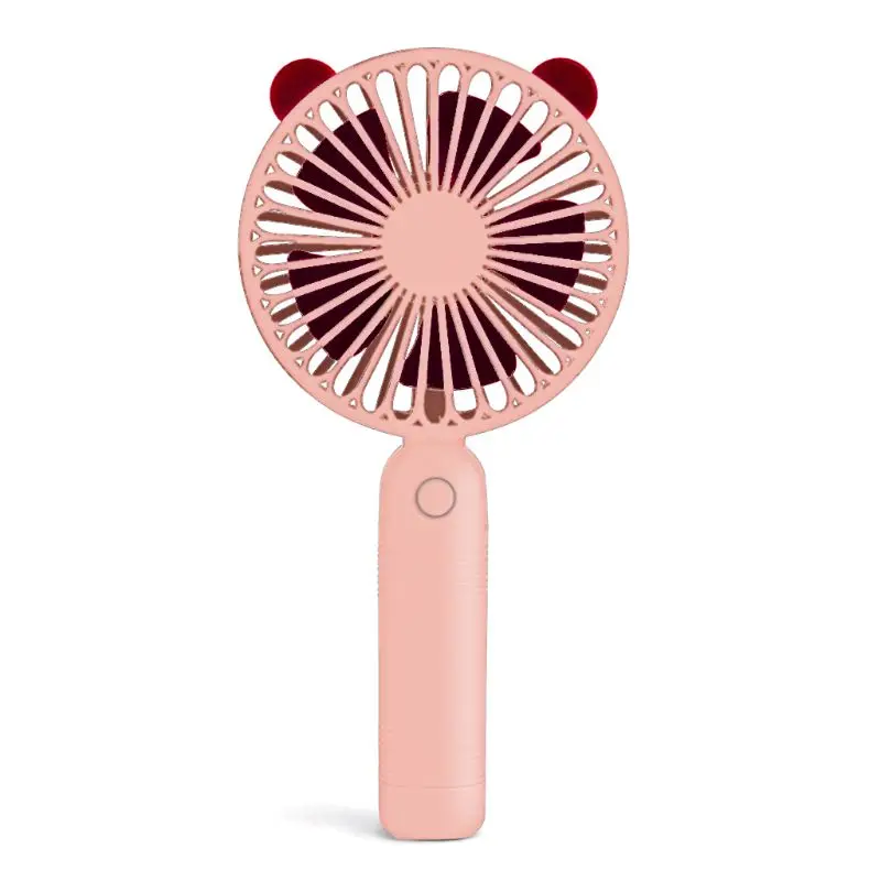

Cute Cartoon Pattern Mini Handheld Fan Portable USB Charging Fan Air Cooler for student Dormitory Home Office Use 781A