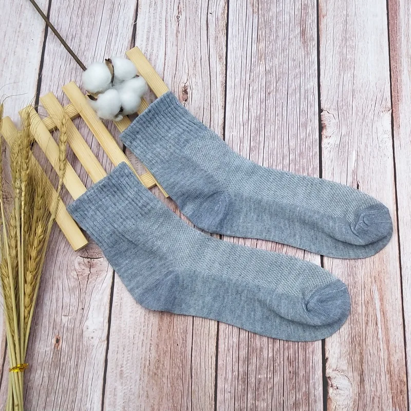 5 пар = 10 шт. женские повседневные носки дышащие сетчатые унисекс белые серые