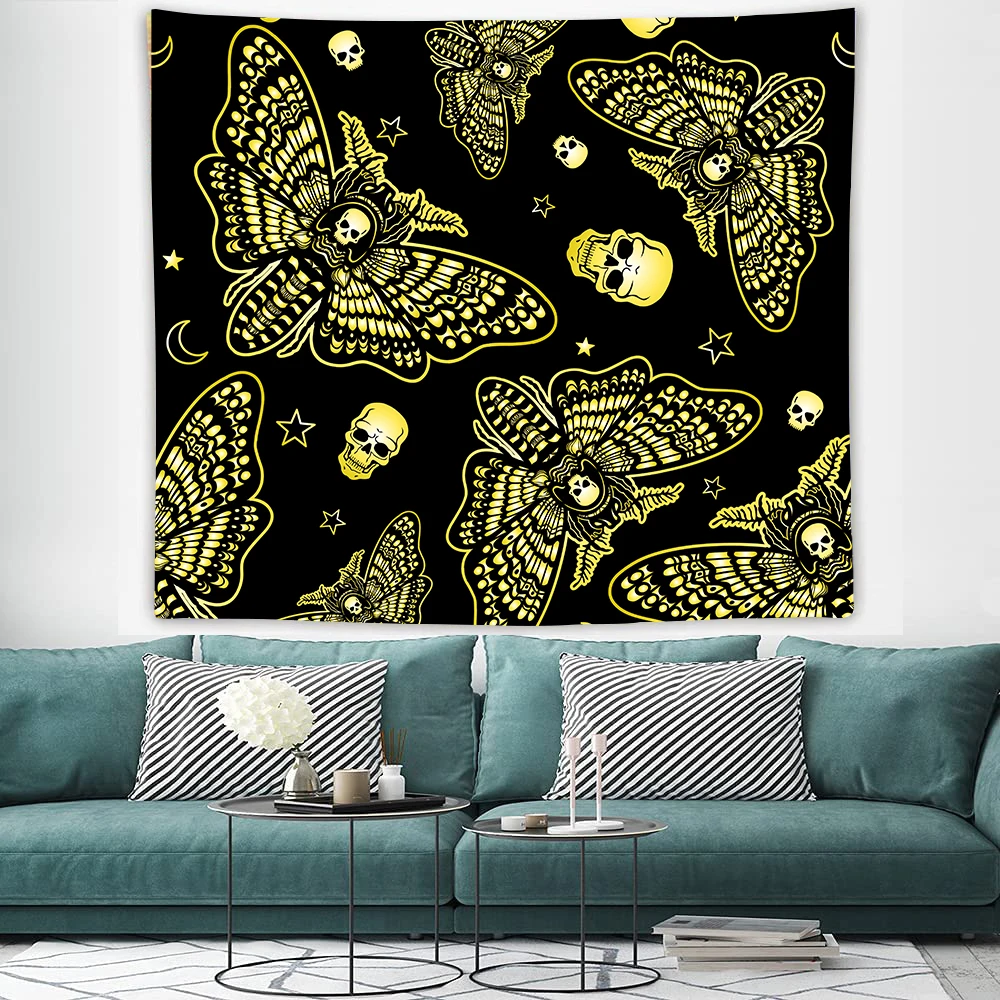 Настенный 3D гобелен с рисунком черепа |