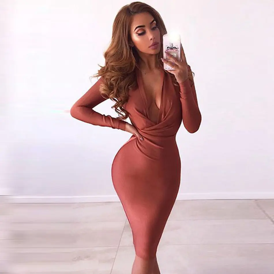 Seamyla новинка 2019 Бандажное платье Vestidos сексуальное для клуба бодикон