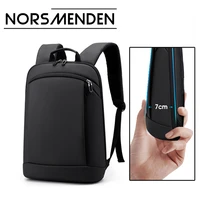 ultra thin shoulder laptop backpack 15 6 inch laptop bag unisex business office backpack thin backpack