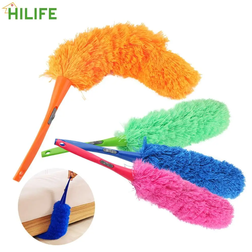 

Dusters Long Handle Dust Brush For Furniture Car Clean Microfiber Duster Bendable dust collector Washable
