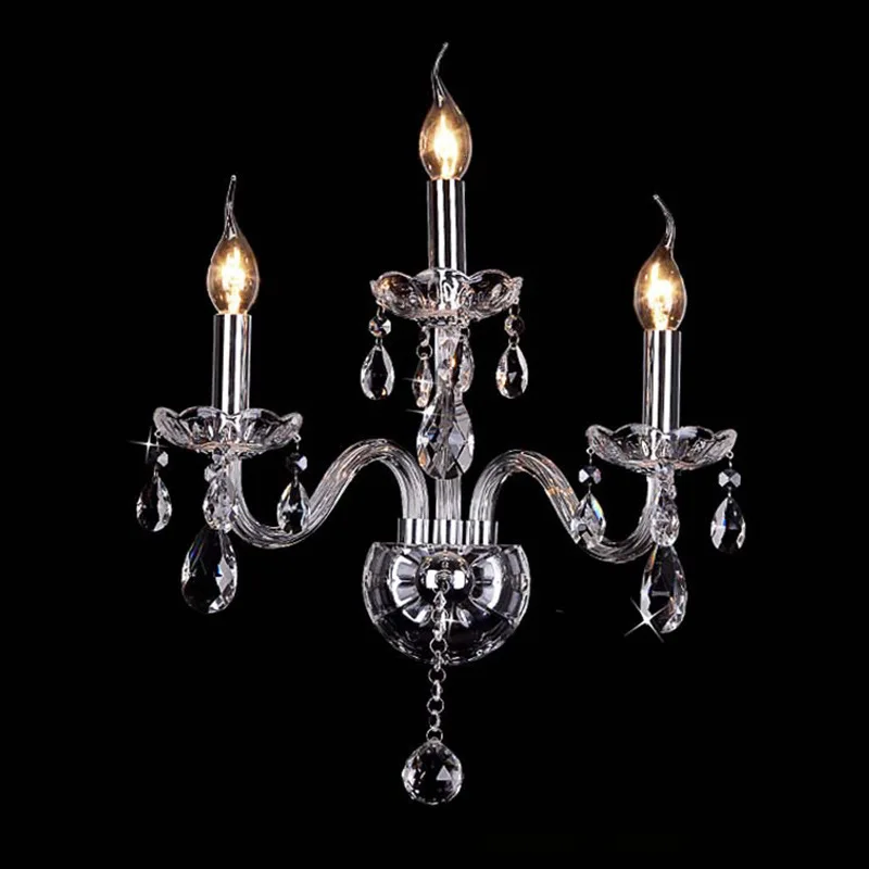

Luxury Wall Sconce Lighting European-style wall lights lamp bedside lamp crystal lamp Wall sconce bedroom stairs living MJ1114