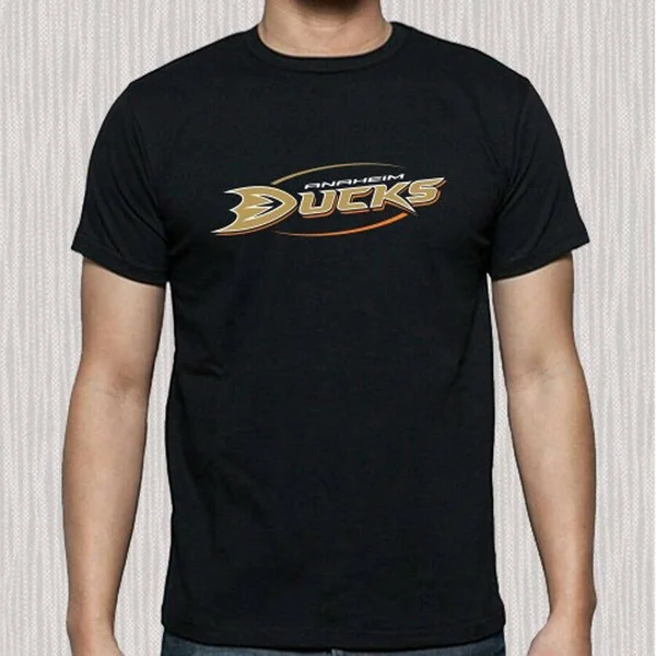 

Mighty Ducks Anaheim Sports Team Logo Men's Black T-Shirt