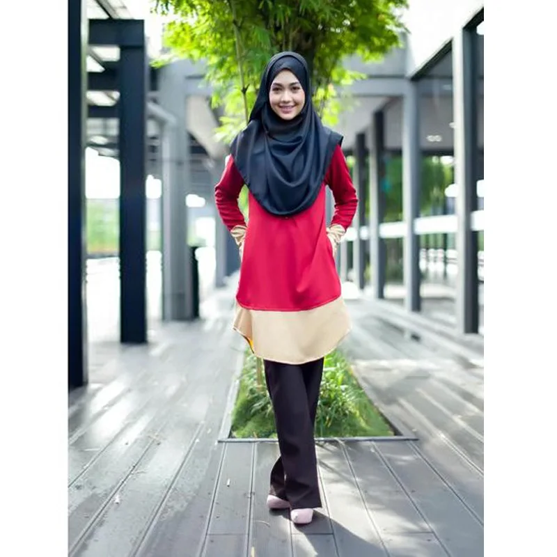 Новое мусульманское платье турецкое женское размера плюс средней длины рубашка