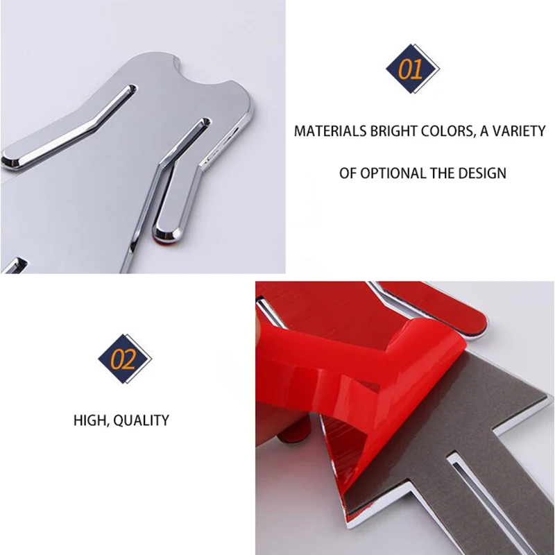 3D Самоклеящиеся таблички для унитаза ванной туалета комнаты 2 шт. 12 х4 см | Дом и