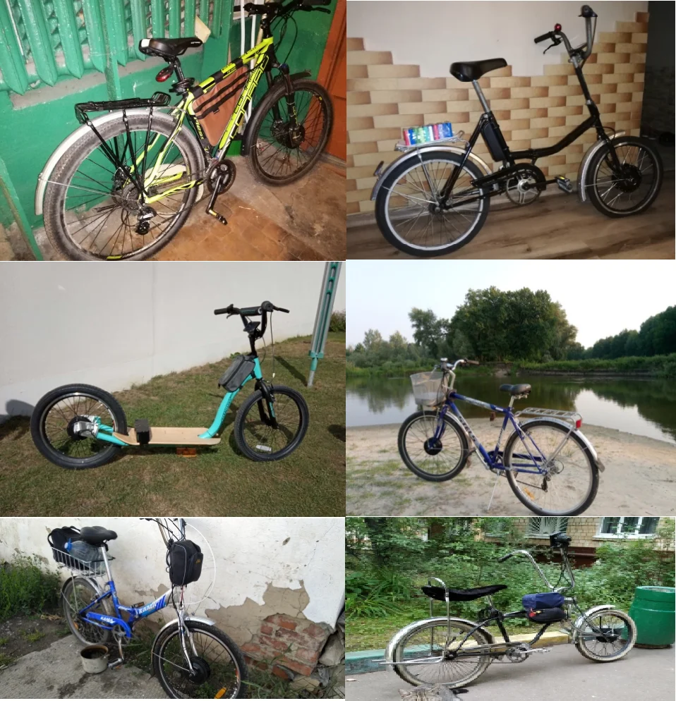 

SOMEDAY 36V 48V 350W Ebike Conversion Kit 16 20 24 26 27.5 28 Inch 700C Rear Rotate Wheel Hub Motor for Bicycle Kit