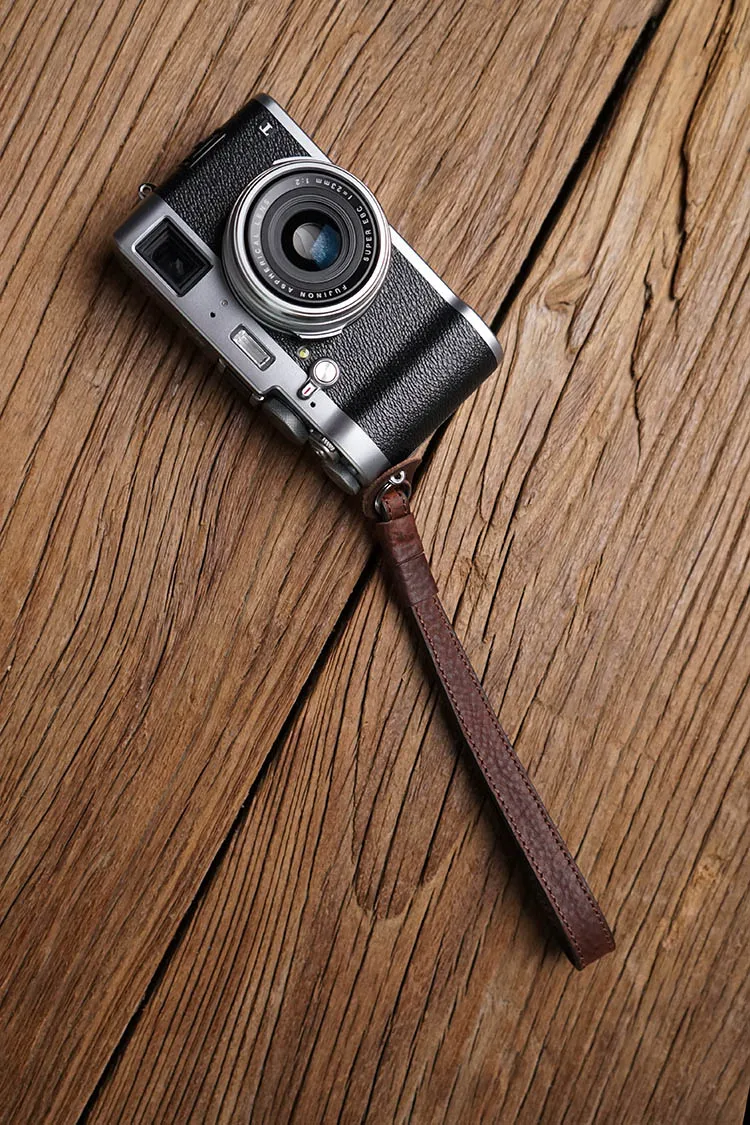 Ремешок для камеры AYdgcam ручной работы из натуральной кожи FUJJI Fujifilm XT4 X100F Leica Q2 Canon
