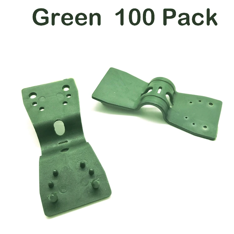 green100 Joyeyou бабочка сельское хозяйство теплица сад зажим люверсы для крепления тенты ткань сетка - Цвет: green100