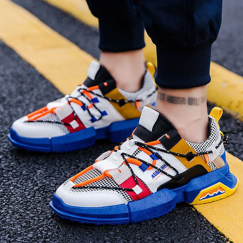 

2020 New Fashion Sneakers Men Shoes Casual Street Sneakers Men Leisure Shoes Male Footwear Breathable Comfortable Flats NanX160