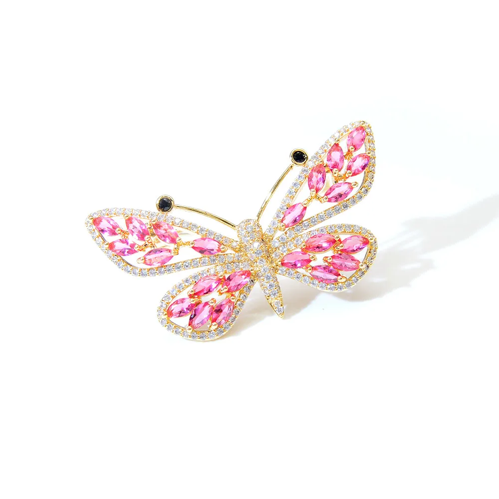 Женские броши бабочки CINDY XIANG с кубическим цирконием блестящие циркониевые