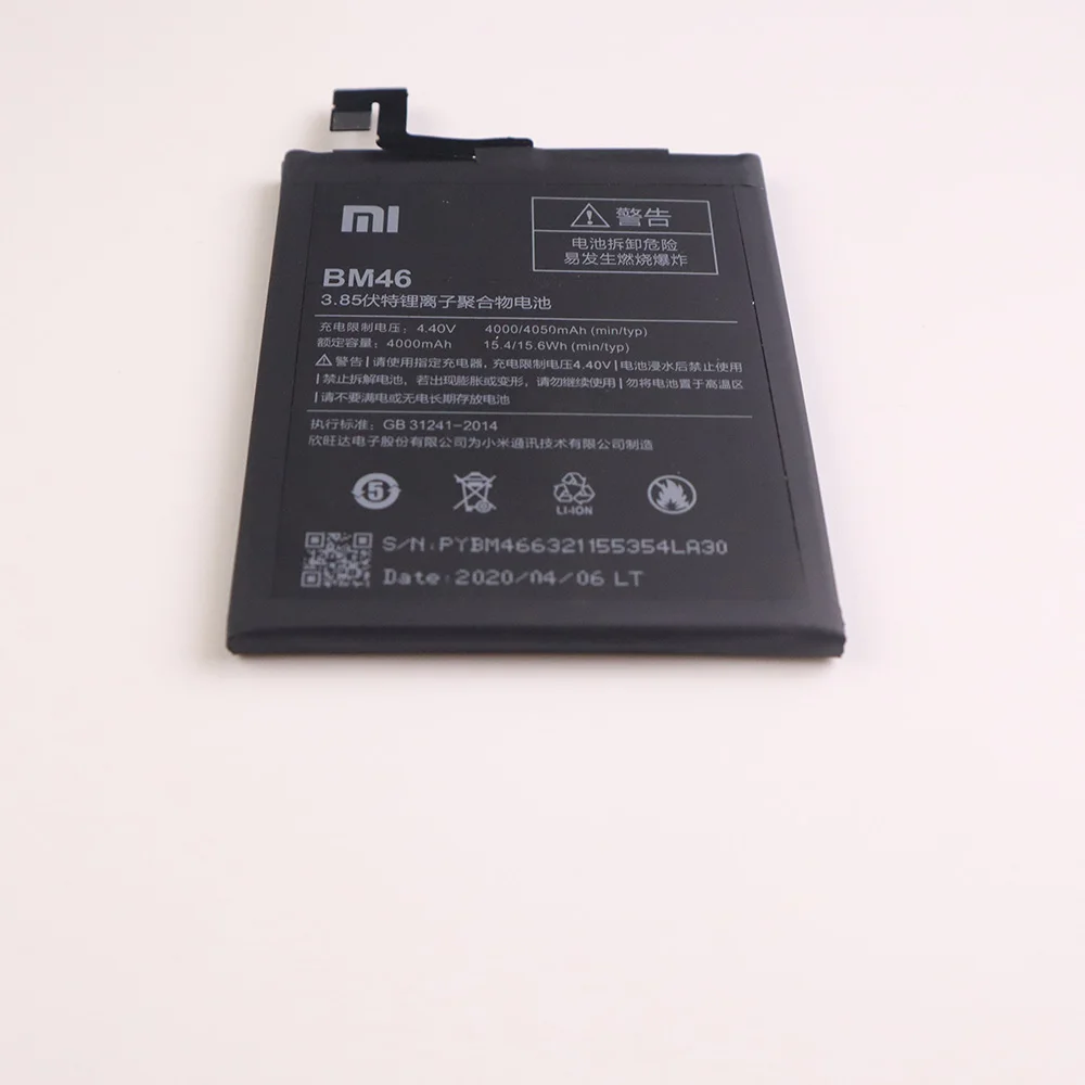 Новый оригинальный аккумулятор xiaomi с большой емкостью 4000 мАч для Xiaomi Redmi Note 3 note3