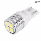 Лампа Белая для автомобиля T10 3030 4SMD, 2 шт., 4 светодиода