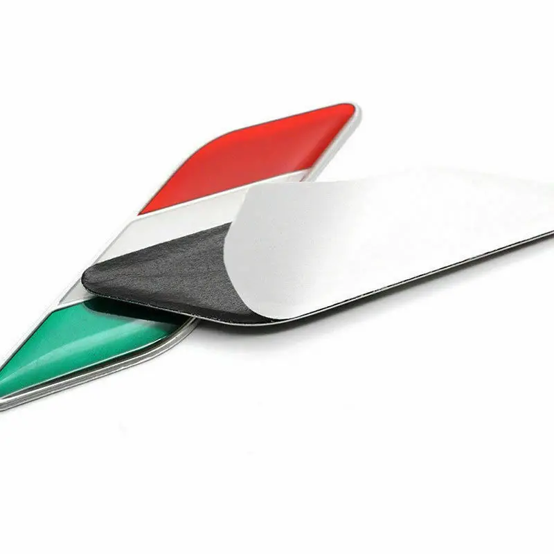 2x итальянский флаг Стиль Loge автомобильный значок на крыло эмблема стикер