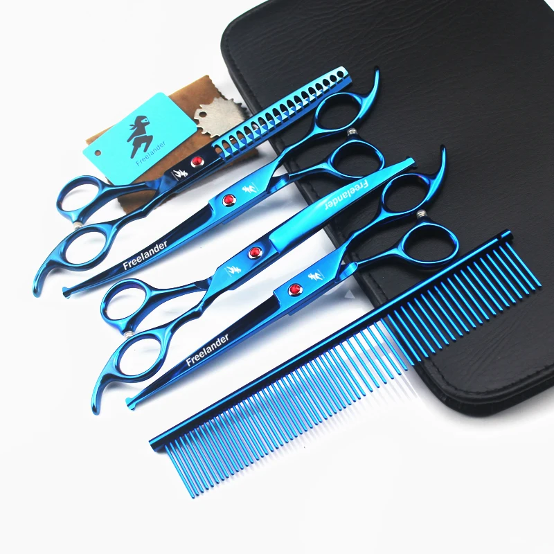 Набор парикмахерских ножниц для домашних животных 7 дюймов розовый набор