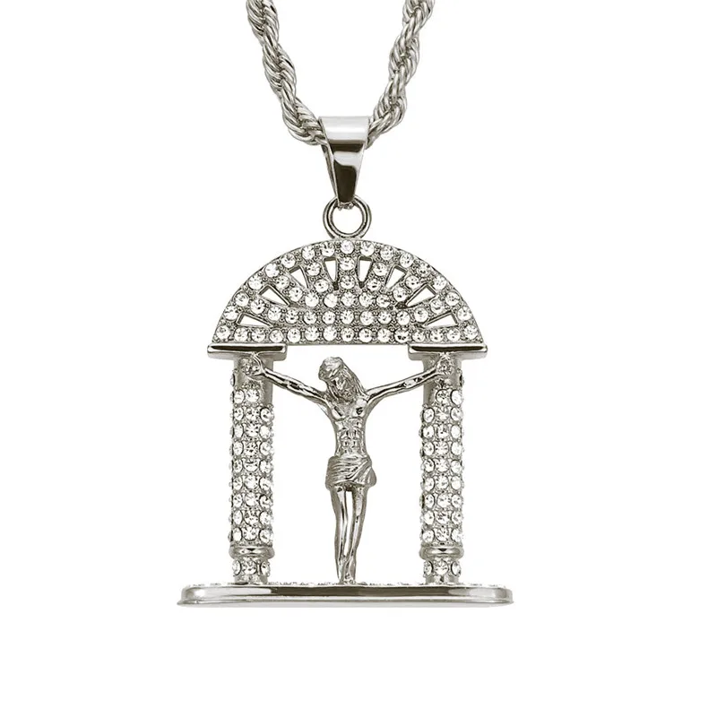 Модный подарок в стиле хип-хоп христианское религиозное ювелирное ожерелье с