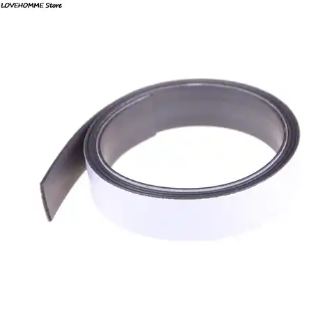 Лидер продаж, мягкая резиновая магнитная лента «сделай сам», полосатая лента, 1 м x 10 мм x 1,5 мм, самоклеющийся гибкий магнит