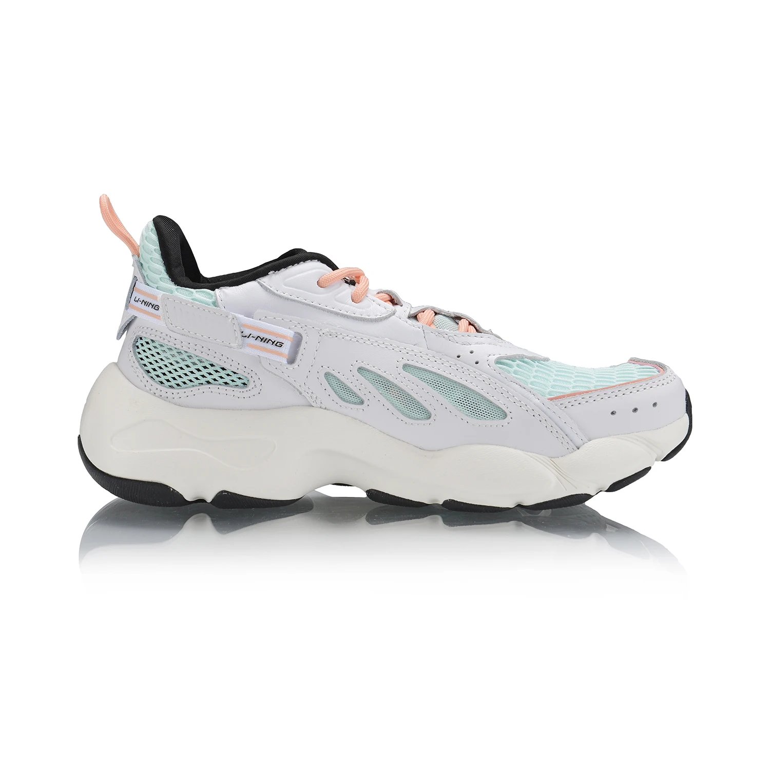 Женские стильные кожаные кроссовки Li-Ning с подкладкой в виде бабочки спортивная