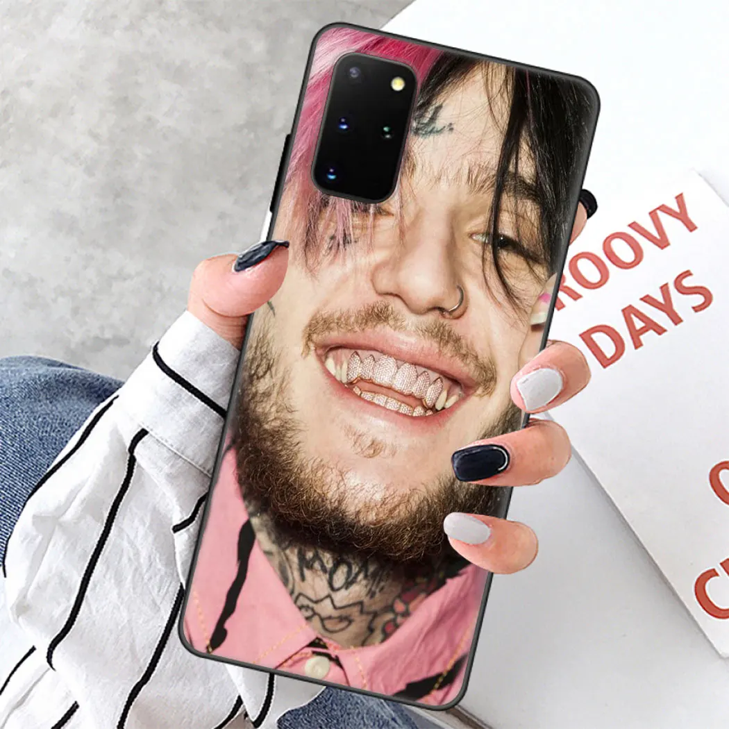 Мягкий силиконовый чехол для Samsung J7 Duo J4 J6 Prime A6 Plus A2 A3 A5 A7 A8 A9 J8 черный телефона Lil Peep