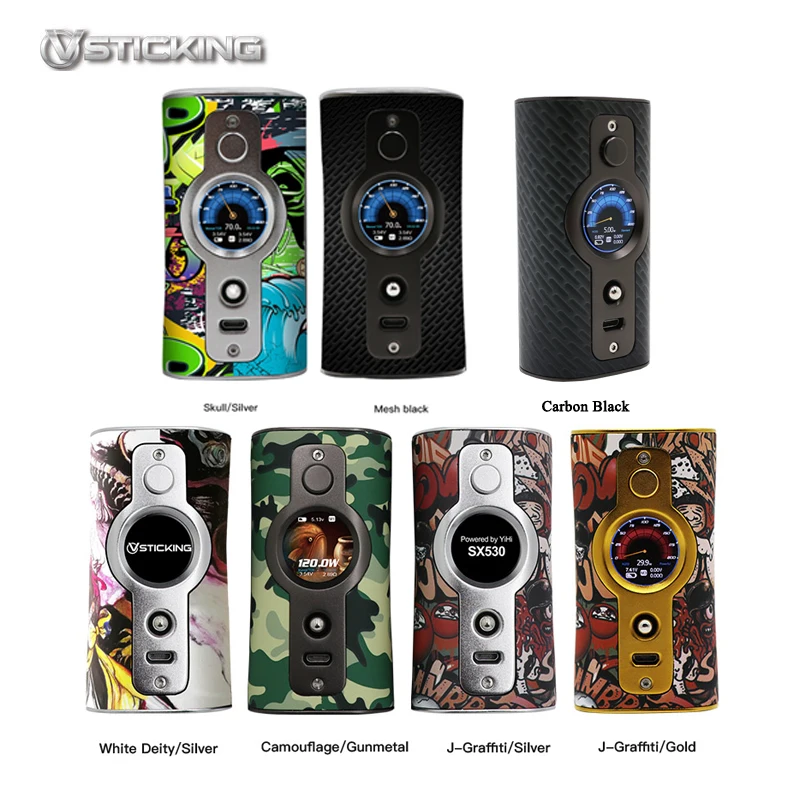 Vsticking VK530 200 Вт TC Box Mod двойная батарея электронная сигарета мод макс. испаритель
