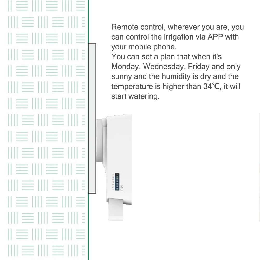 Tuya Wifi интеллектуальная система орошения сада SmartControl контроллер автоматического полива орошения приложение дистанционный переключатель синхронизации
