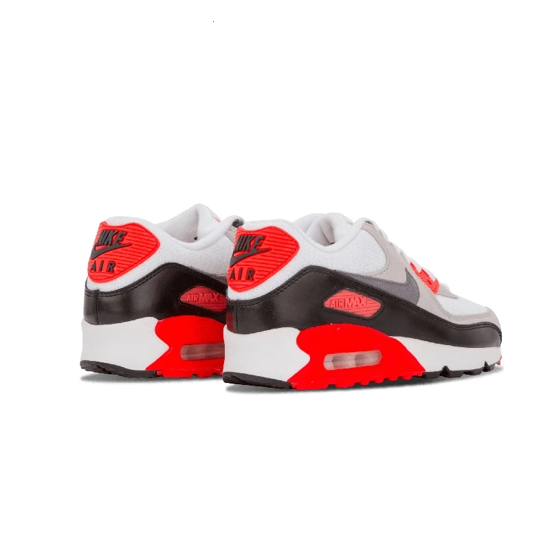 Nike Air Max 90 Prem Mesh(GS) Новое поступление, оригинальные детские кроссовки для бега, удобные детские спортивные кроссовки на открытом воздухе#724882-100
