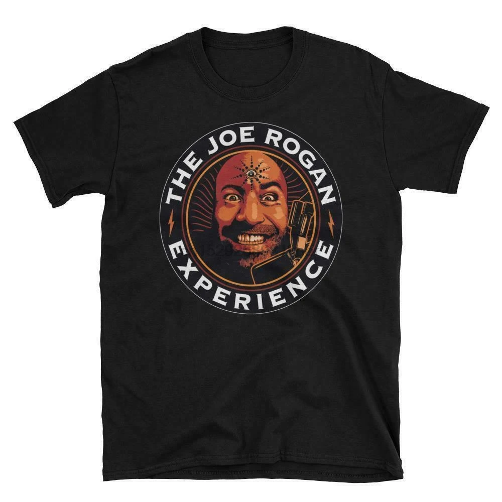 The Joe Rogan футболки с принтом Experience хлопок для мужчин винтажная забавная