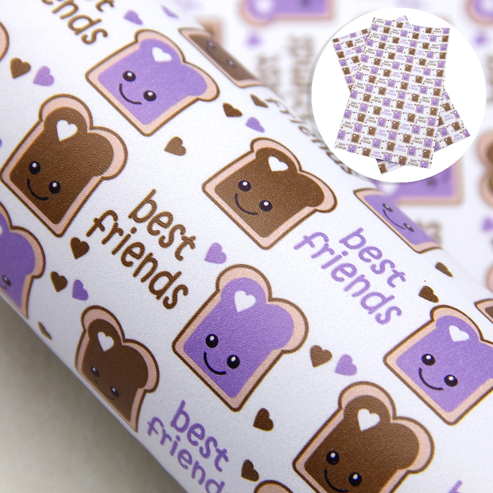 20*33 см серия цветов печатная гладкая искусственная кожа ткань для бантов кожаный