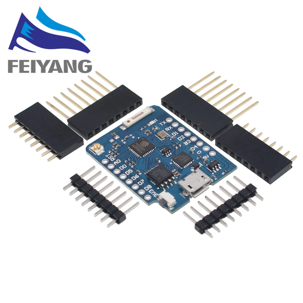 1 шт. WeMos D1 mini-Mini NodeMcu 4 м байт Lua wifi Интернет вещей макетная плата на основе ESP8266 NODEMCU
