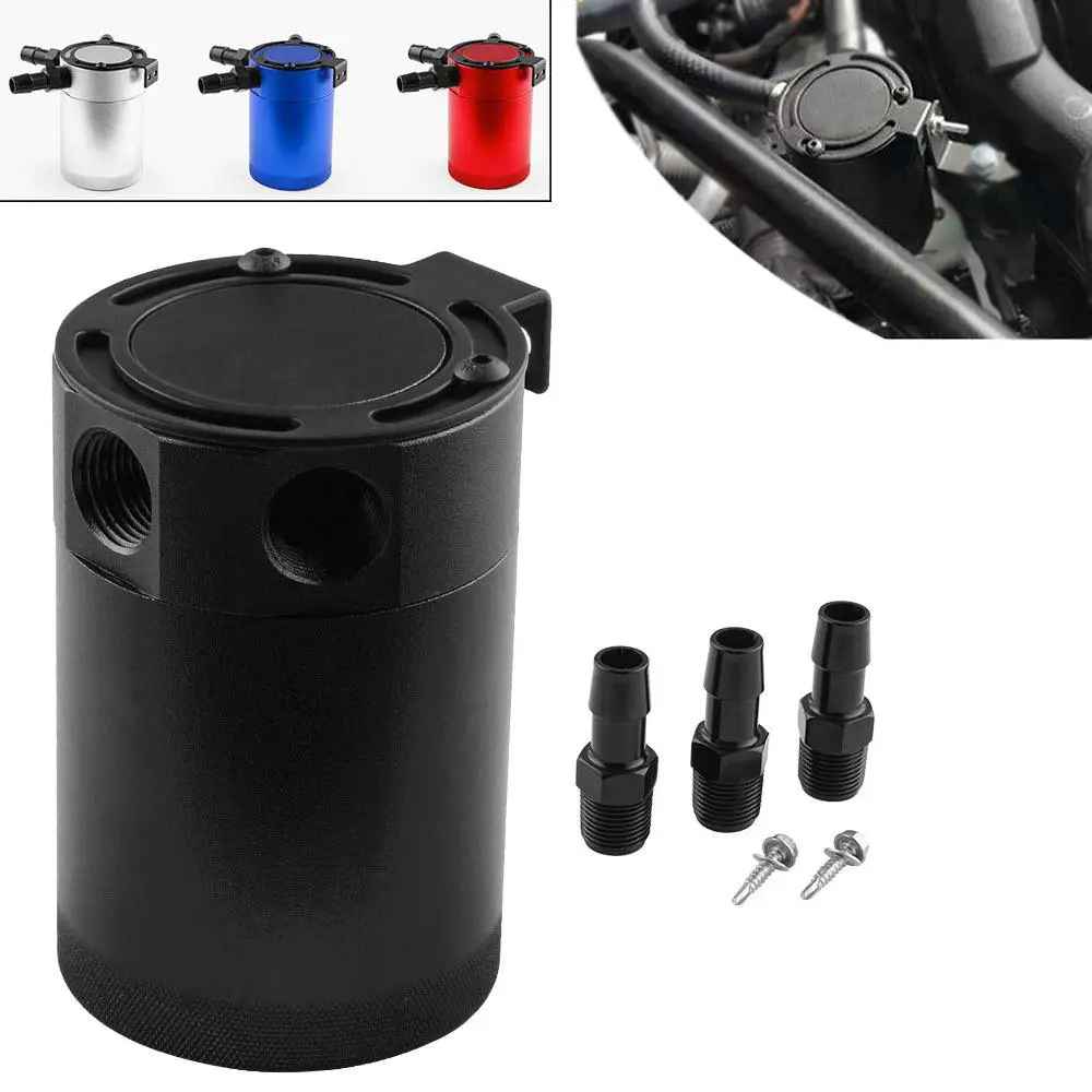 Общий Масляный баллон для автомобиля черный Компактный 3 портовый