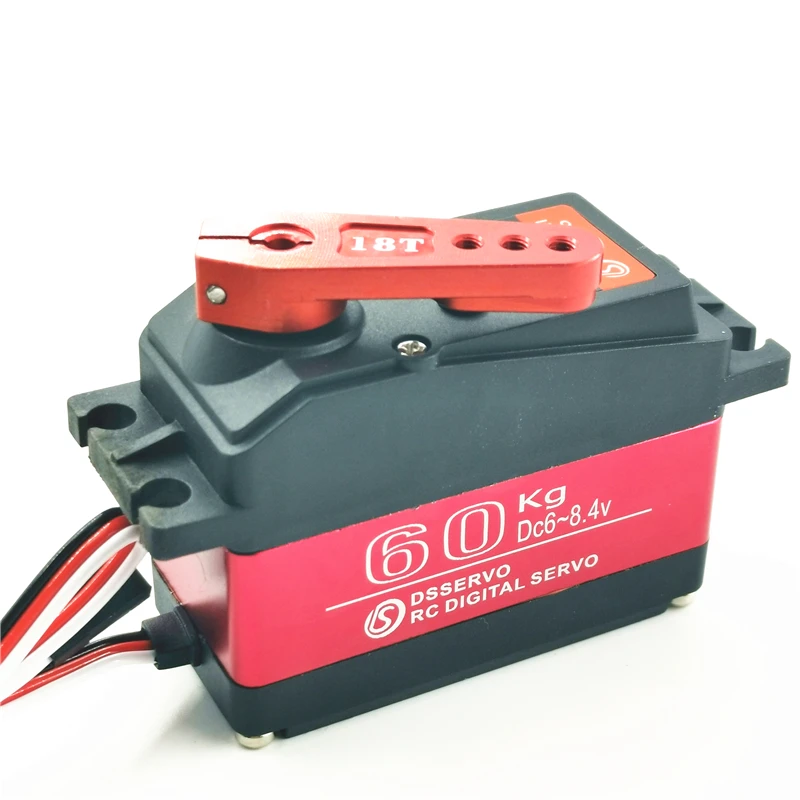 Servo de alto Torque HV, resistente al agua, 60kg, DS5160, engranaje de metal, digital, arduino, gran servo para coche, Robot de control remoto-4