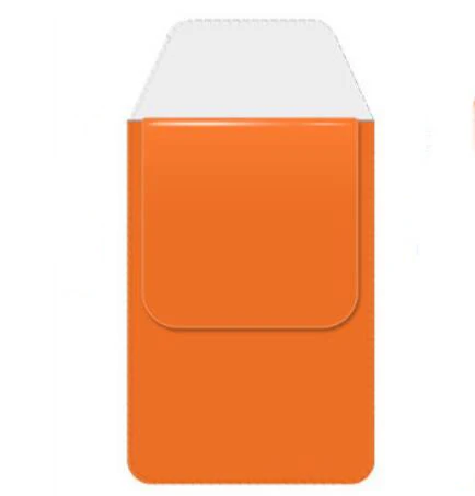Orange XRHYY 2 шт сверхмощный разные цвета ПВХ ручки сумки доктора медсестры вставлены герметичный Карманный Протектор для школы больницы офиса - Цвет: Orange