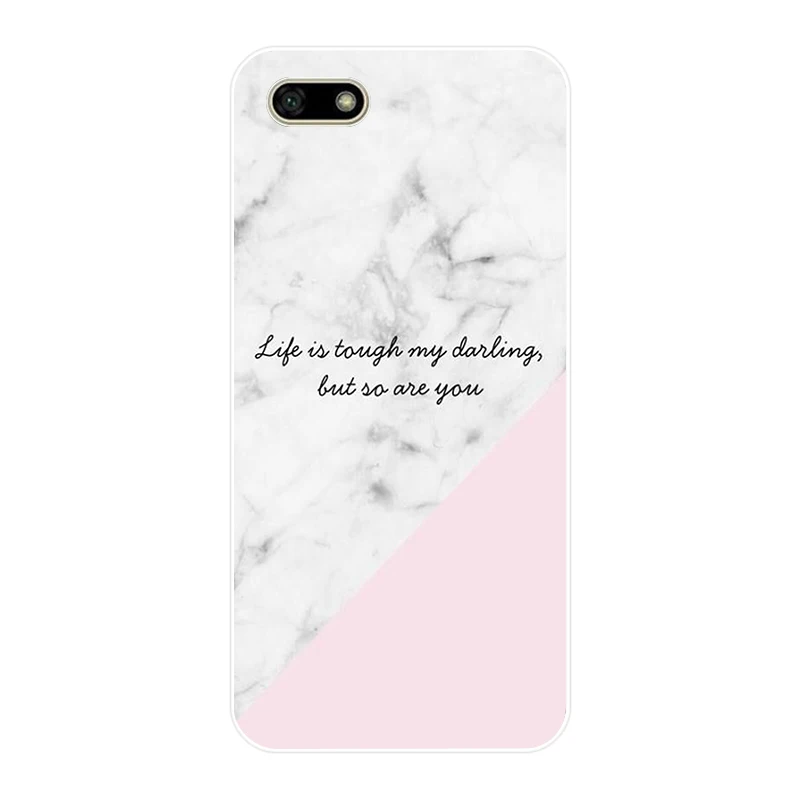 156FG гранитный скраб с мраморным камнем Мягкий Силиконовый ТПУ чехол для huawei Honor 7a 5