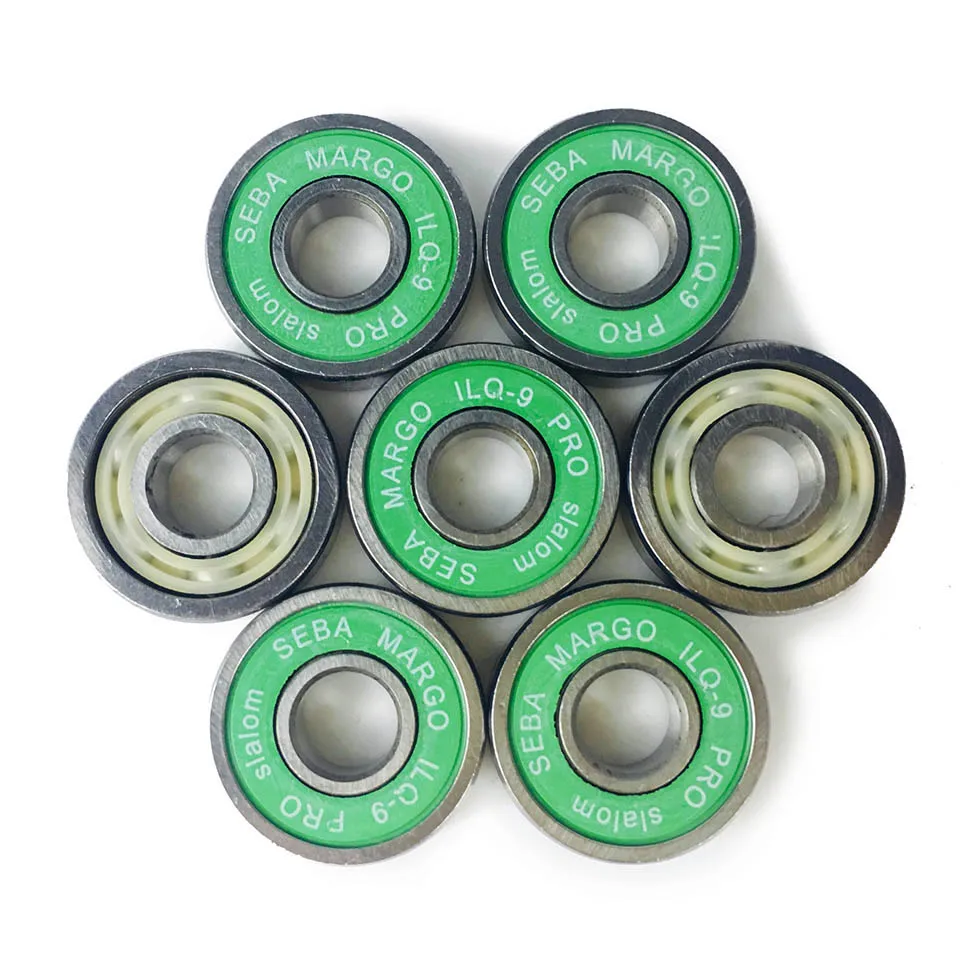 16 шт. высокоусиленные стальные подшипники для роликовых коньков|skate bearings|ilq-9