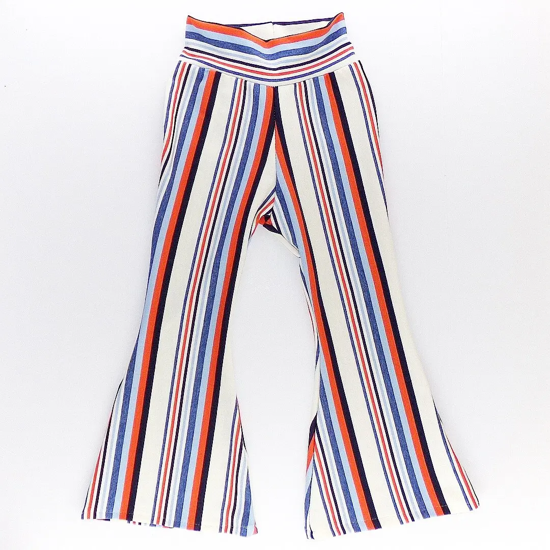 Леггинсы с широкими штанинами для маленьких девочек осенние свободные