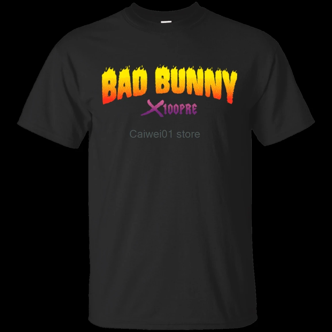 Новая модная трендовая мужская футболка Bad Bunny x100pre Tour Merch|Мужские футболки| |