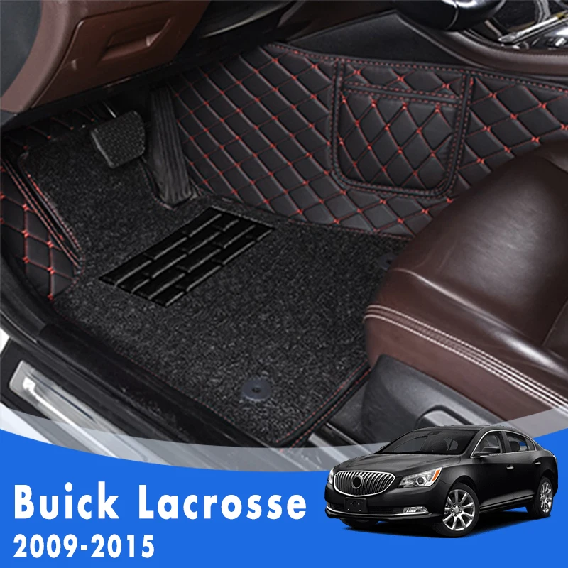 Автомобильные коврики на заказ для Buick Lacrosse 2015 2014 2013 2012 2011 2010 2009 двухслойные с